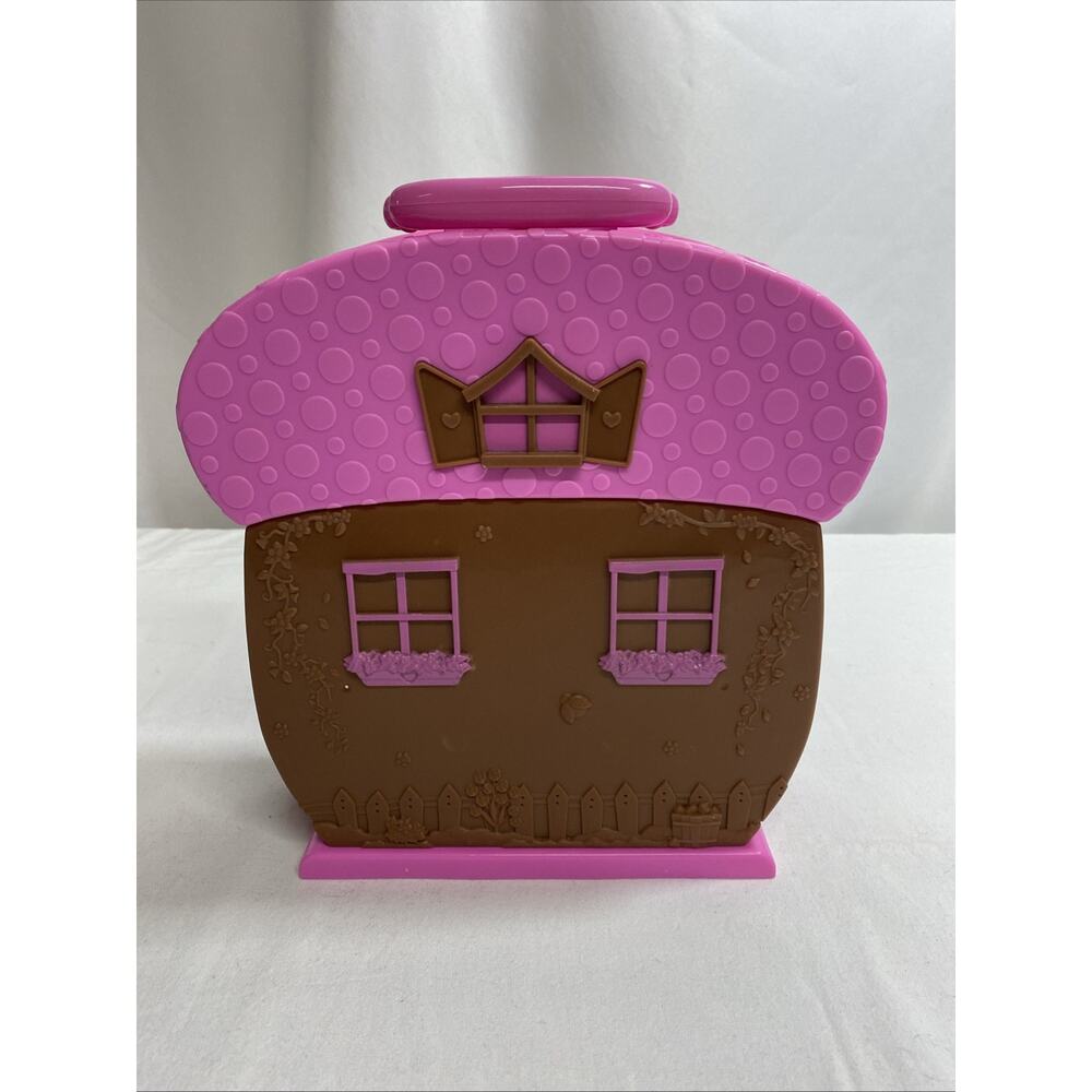Lil Woodzeez Calico Critters Pink Acorn Collectors Carrying Case House